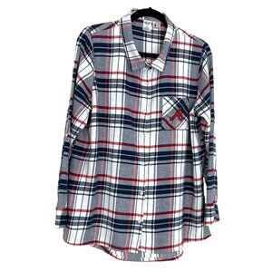 Concepts Sport Atlanta Braves Flannel Long Sleeve Button-Up Shirt